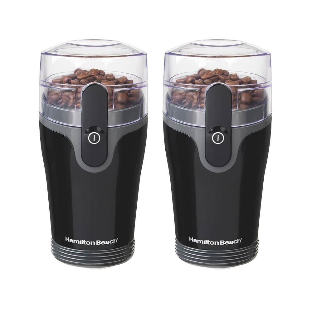 Hamilton Beach Fresh Grind Electric Coffee Grinder w/ Removable Chamber (2 Pack)