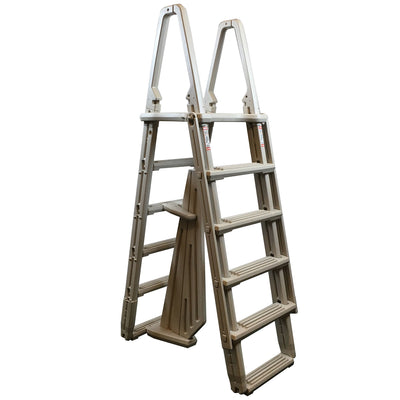 Confer Plastics 7100X Evolution 48-54" Adjustable A Frame Pool Ladder (Open Box)