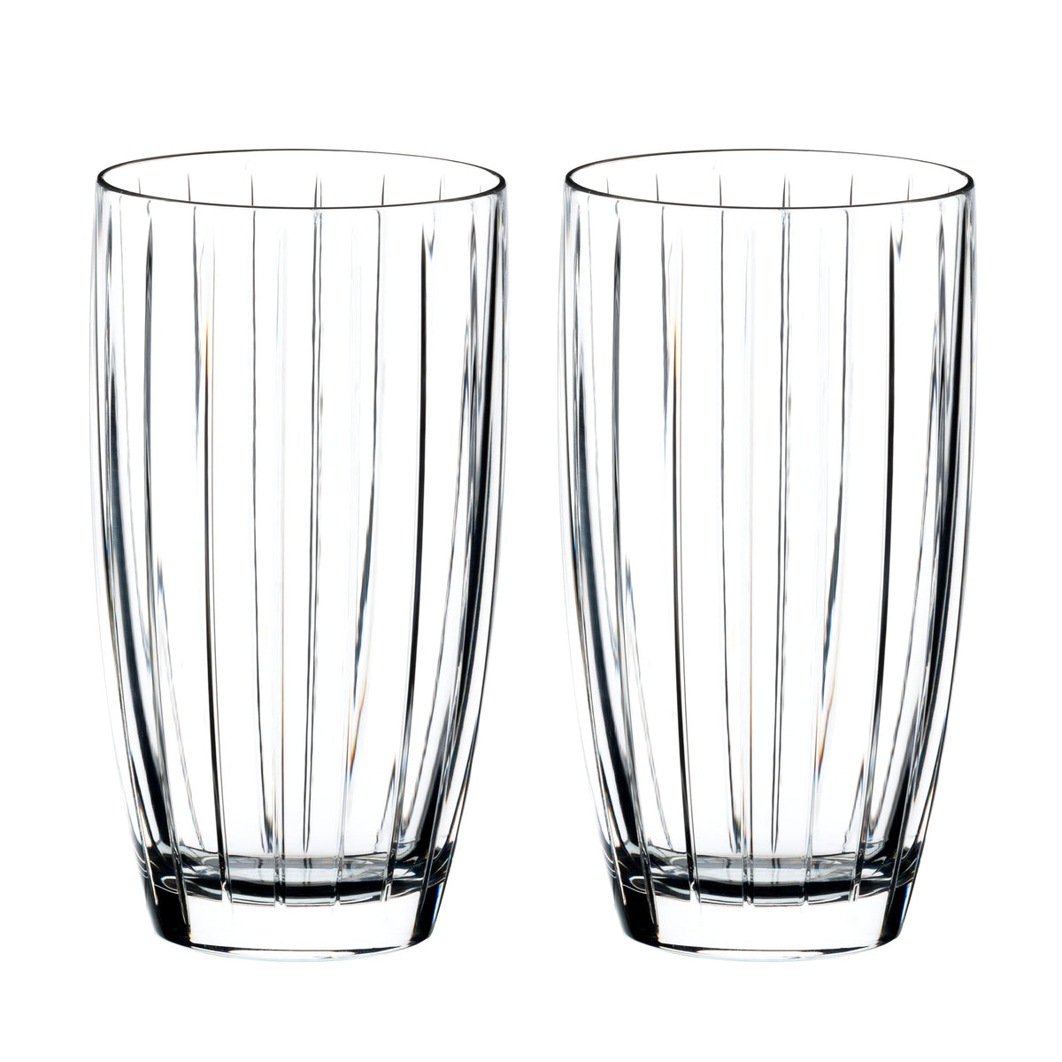 Riedel Crystal Tall All-Purpose Glass and Scotch & Bourbon Glass Set (4 Pack)