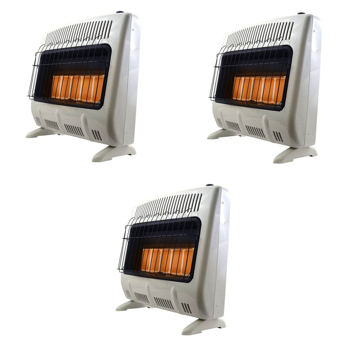 Mr. Heater 30000 BTU Vent Free Radiant Propane Indoor/Outdoor Heater (3 Pack)