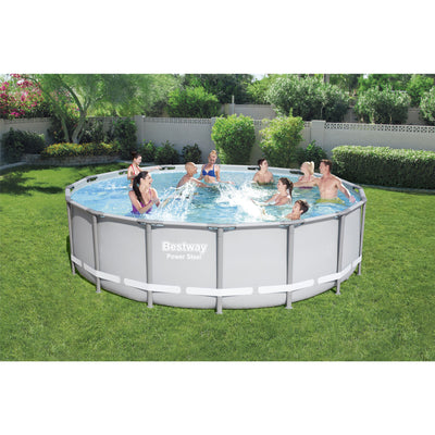 Bestway Power Steel 16' x 48" Round Above Ground Pool Set