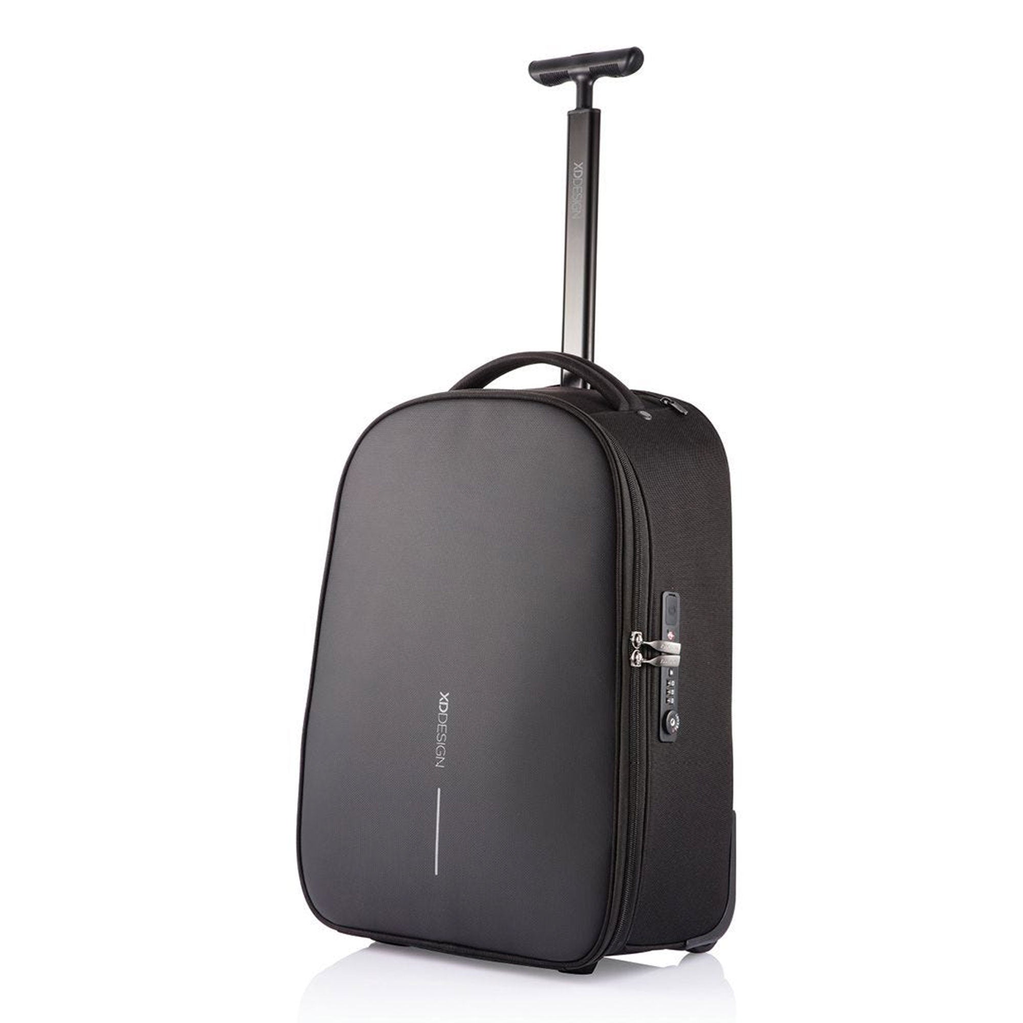 XD Design Bobby Travel Laptop Backpack Trolley with TSA Lock, Black (Open Box)