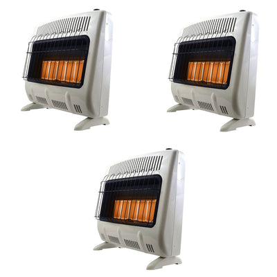 Mr. Heater 30000 BTU Vent Free Radiant Propane Indoor/Outdoor Heater (3 Pack) - VMInnovations