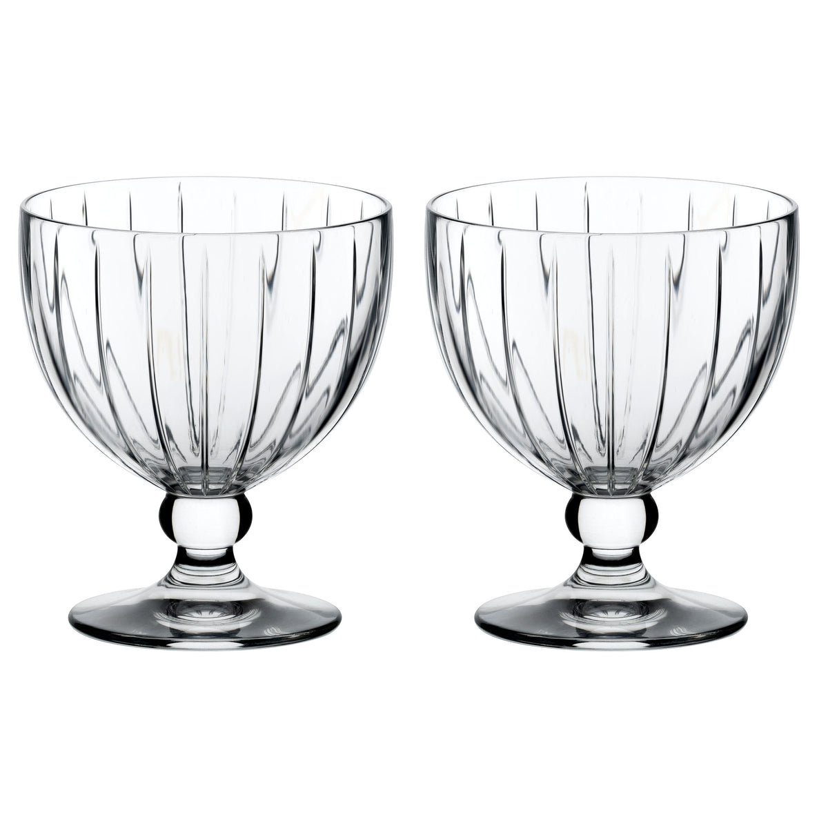 Riedel Sunshine Dessert Glass (2 Pack) & Vinum Crystal Red Wine Glass (2 Pack)