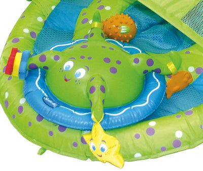SwimWays Baby Spring Float Activity Center Pool Raft with Sun Canopy (2 Pack) - VMInnovations