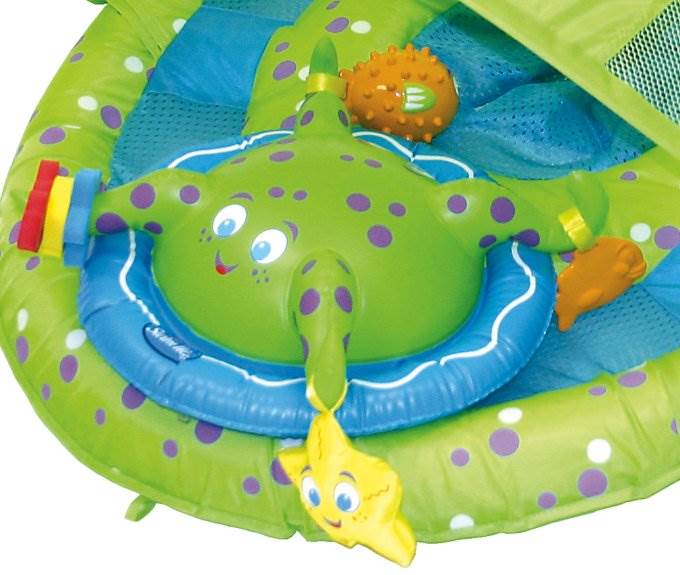 SwimWays Baby Spring Float Activity Center Pool Raft with Sun Canopy (2 Pack) - VMInnovations