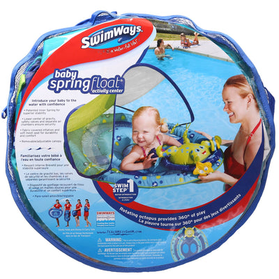 SwimWays Baby Spring Float Activity Center Pool Raft with Sun Canopy (2 Pack) - VMInnovations