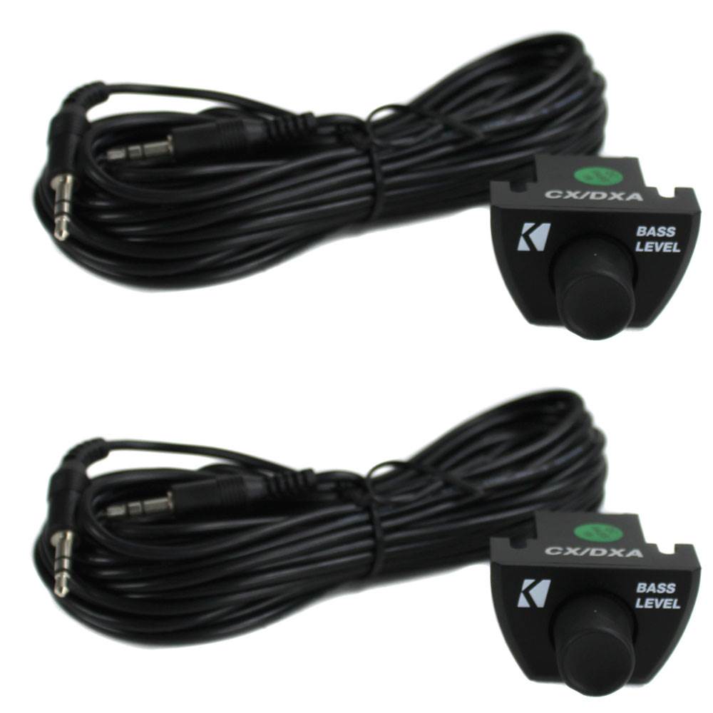 Kicker CX PX Series Bass Amplifier Amp Remote Level Control (2 Pack)