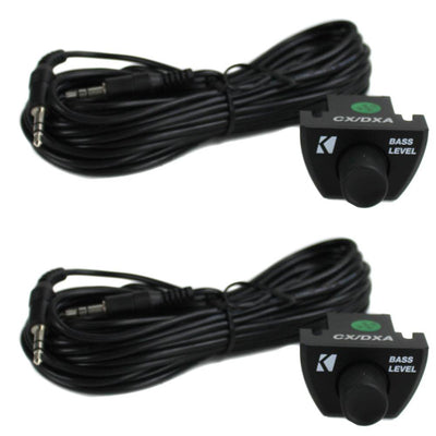 Kicker CX PX Series Bass Amplifier Amp Remote Level Control (2 Pack)