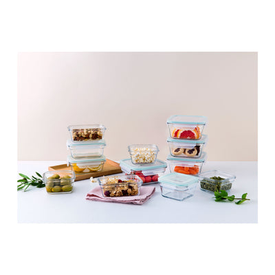 Glasslock 24 Piece Oven Glass Food Storage Containers Set w/ Lids (For Parts) - VMInnovations