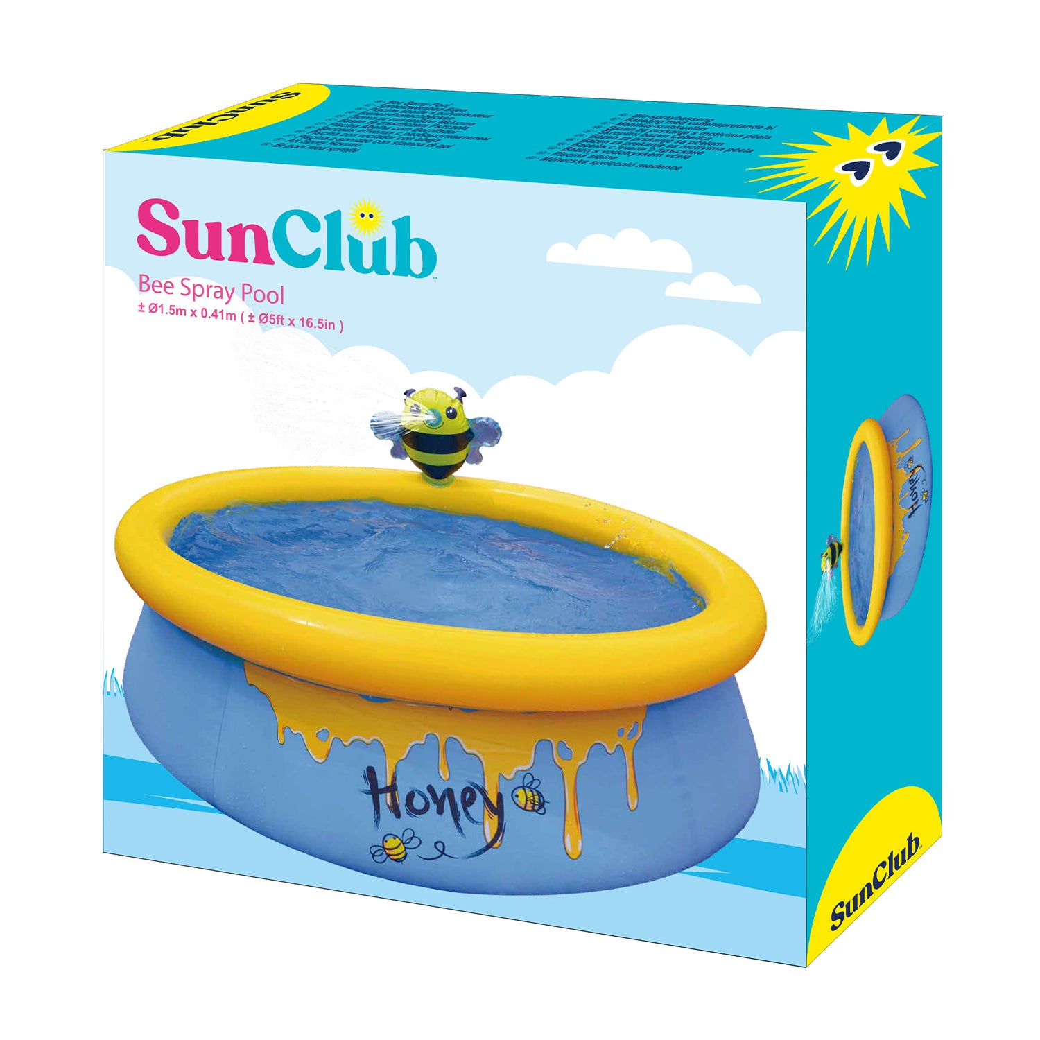 JLeisure 10x6.5' Rectangular Steel Frame Bee Spray Pool (2 Pack) - VMInnovations