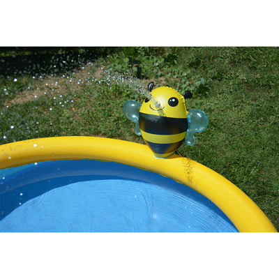 JLeisure 5' x 16.5" Bee Spray Inflatable Outdoor Above Ground Kid Swimming Pool