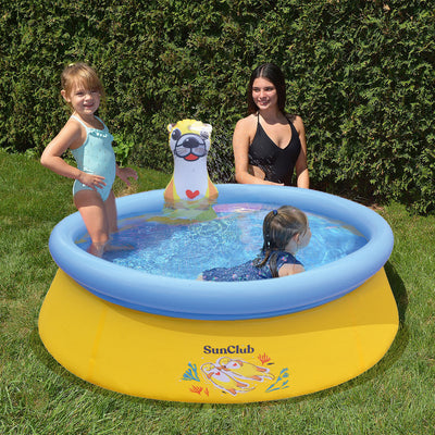 JLeisure 5' x 16.5" Sea Otter Inflatable Above Ground Kid Swimming Pool (2 Pack)