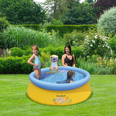 JLeisure 5' x 16.5" Sea Otter Inflatable Above Ground Kid Swimming Pool (2 Pack)