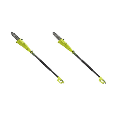 Sun Joe 7 Amp Electric 8.7 Foot Telescoping Convertible Chainsaw Pole (2 Pack)