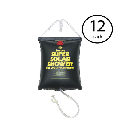 3.75 Gallon Super Solar Sun Backpacking Camping Hiking Outdoor Shower (12 Pack)