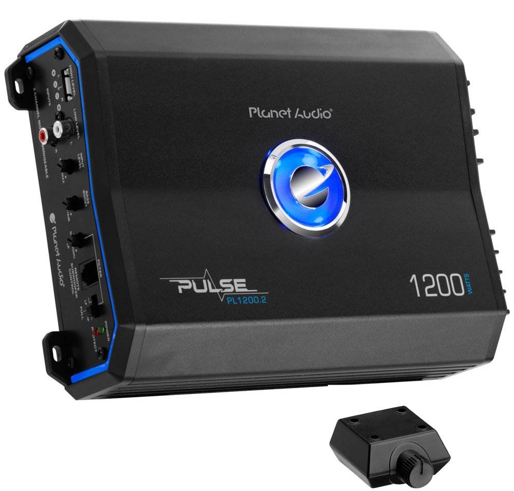 Planet Audio 1200W 2 Channel Full Range Class A/B MOSFET Amplifier (6 Pack)