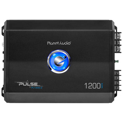 Planet Audio 1200W 2 Channel Full Range Class A/B MOSFET Amplifier (6 Pack)