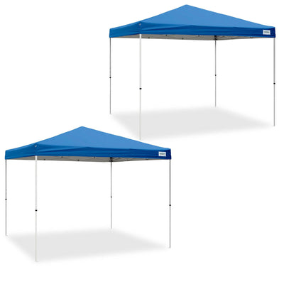 Caravan Canopy V Series 2 Pro 10' x 10' Straight Leg Canopy, Blue (2 Pack) - VMInnovations