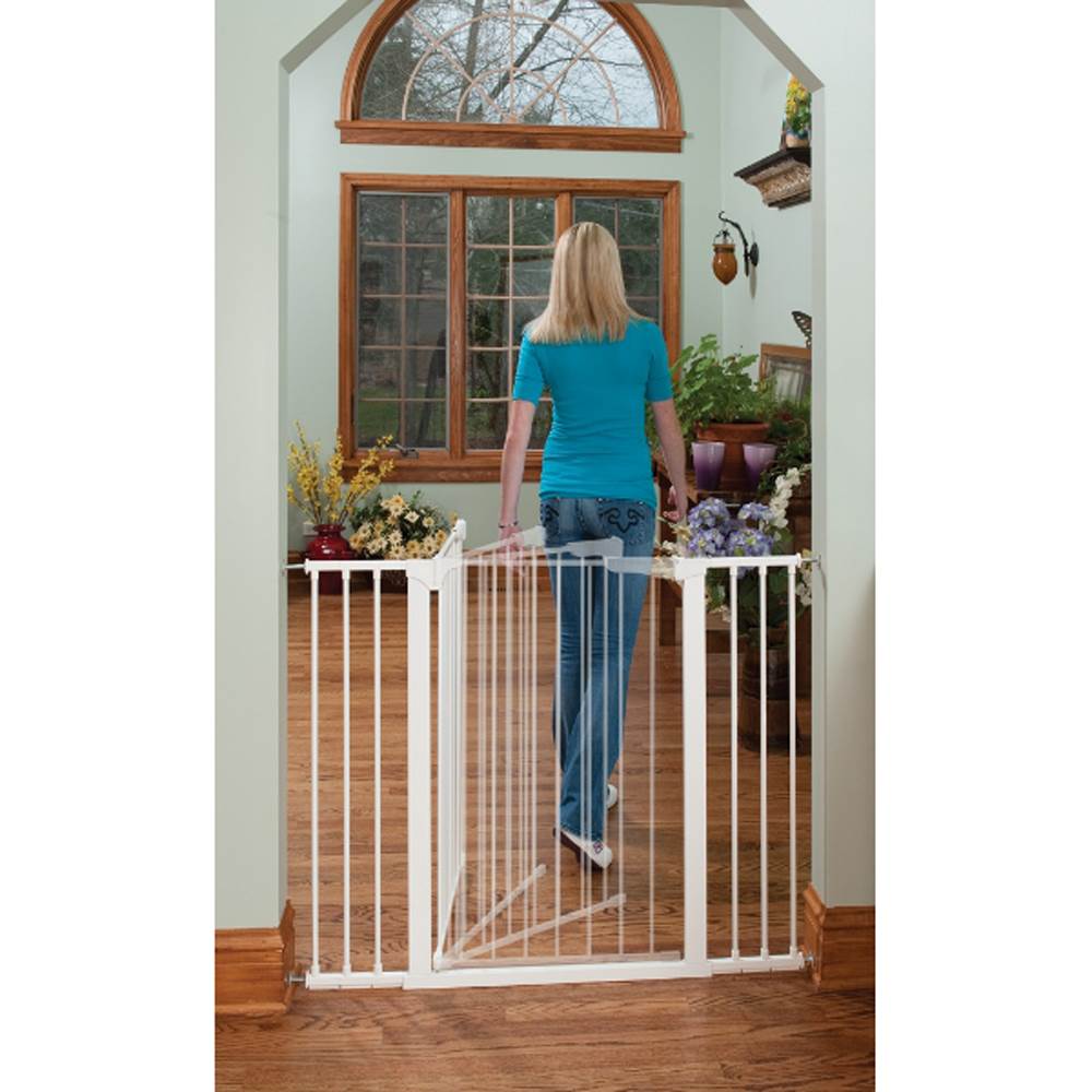 KidCo Extra Tall & Wide Auto Close Gateway Baby and Safety Gate, White (2 Pack)