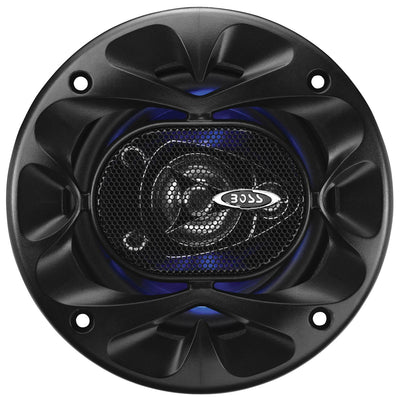 Boss Rage 4 Inch 3 Way 225W Full Range Mobile Audio/Video Speakers (8 Pack)