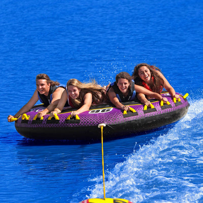 Sportsstuff 53-1671 Wet N' Wild Flyer Quadruple Rider Tow Tube (2 Pack)
