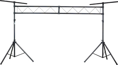 Chauvet 10 Ft Portable DJ Trussing & T Bar Light Stand, 200 Lb Capacity (2 Pack)