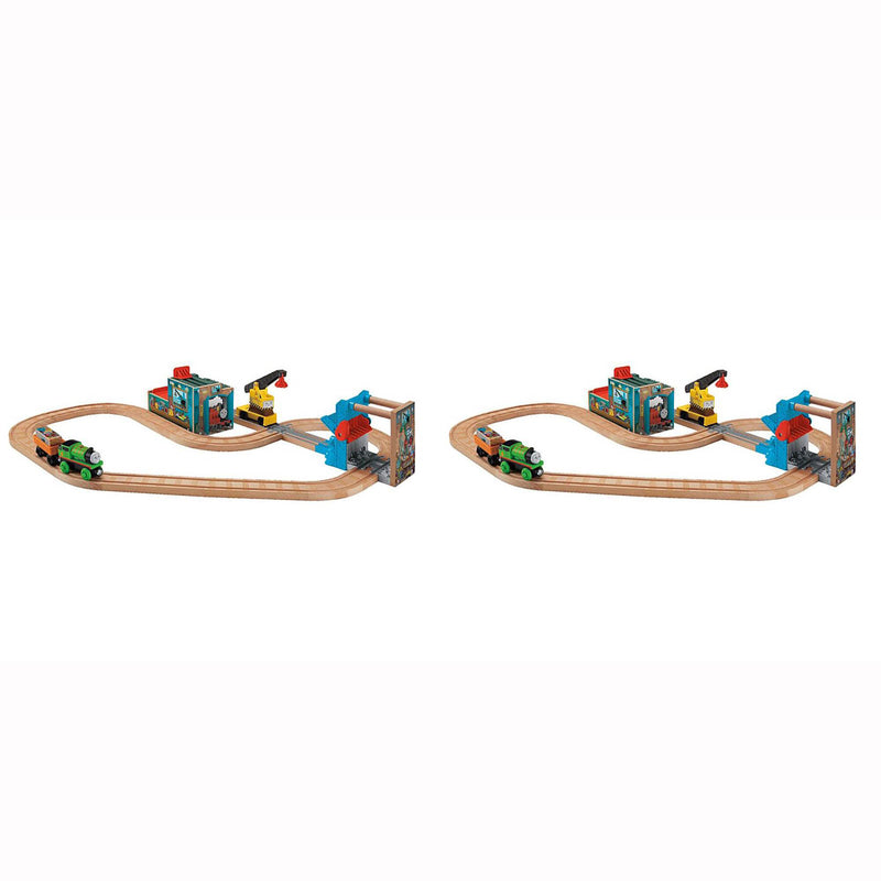 Fisher Price Wooden Thomas & Friends at the Scrapyard Train Set (2 Pack)