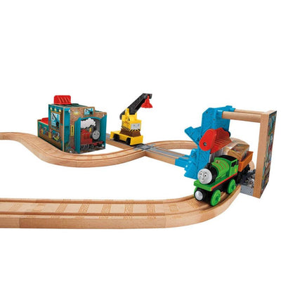 Fisher Price Wooden Thomas & Friends at the Scrapyard Train Set (2 Pack)