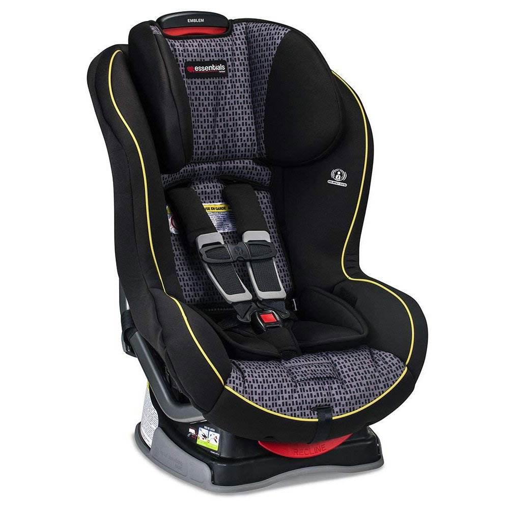 Britax Essentials Emblem Rear/Forward Convertible Baby Car Seat, Black (2 Pack)