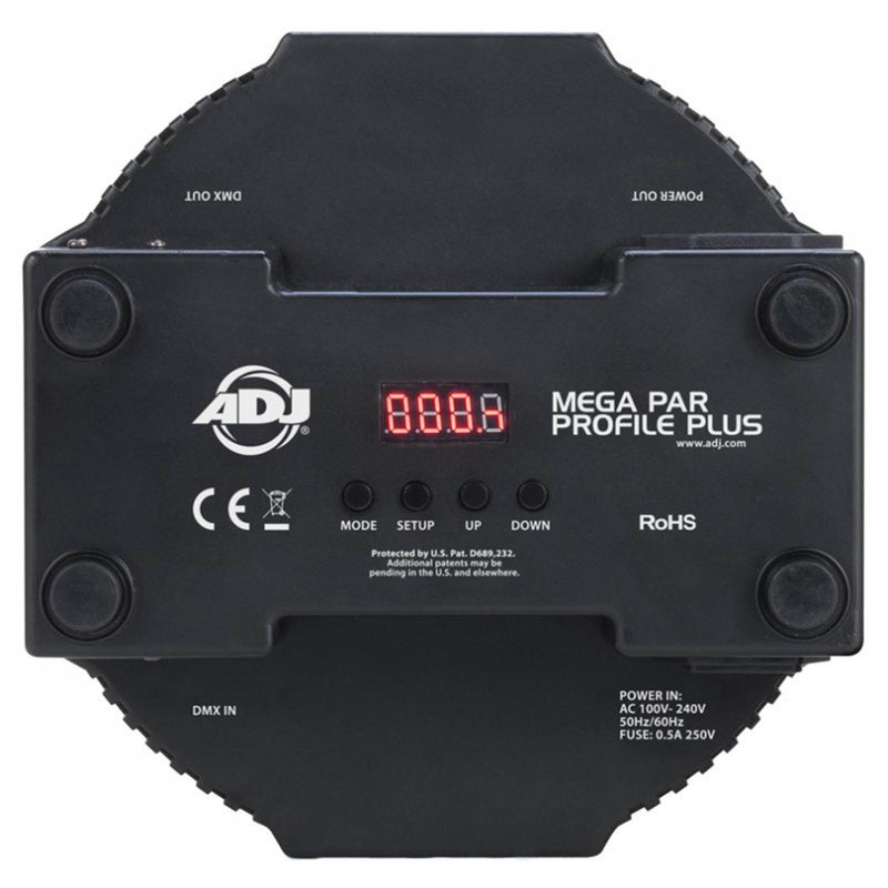 American DJ Mega Flat Pak 8 Plus LED Mega Par Complete Profile System (4 Pack)