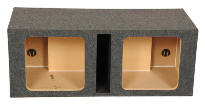 Q Powerr Dual 12" Ported L3 L5 L7 Subwoofer Box Speaker Enclosure (2 Pack)