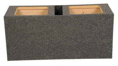 Q Powerr Dual 12" Ported L3 L5 L7 Subwoofer Box Speaker Enclosure (2 Pack) - VMInnovations