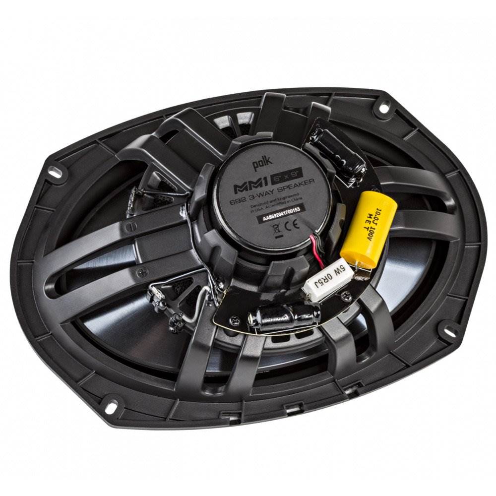 Polk Audio MM1 Series 6x9 Inch 450W Coaxial Audio Speakers  (2 Pack)