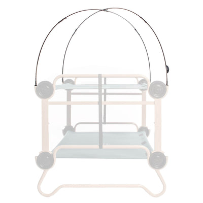 Disc-O-Bed Mosquito Net and Frame for Bunkable Camping Cots, Green (2 Pack)