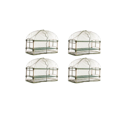 Disc-O-Bed Mosquito Net and Frame for Bunkable Camping Cots, Green (4 Pack)