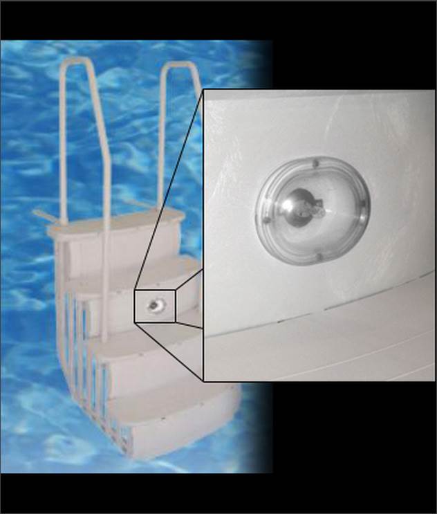 Main Access Smart Lite Pool Step LED Return Line Light, Accessory Only (6 Pack) - VMInnovations