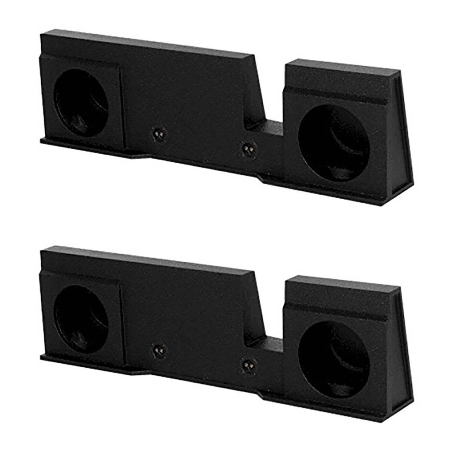 Q Power 2 Hole 10" Subwoofer Enclosure Box for 2004-2008 F-150 XCab (2 Pack)