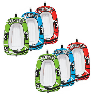 Sportsstuff Sidewinder 3 Rider Inflatable Lake Water Towable Tube Float (2 Pack)
