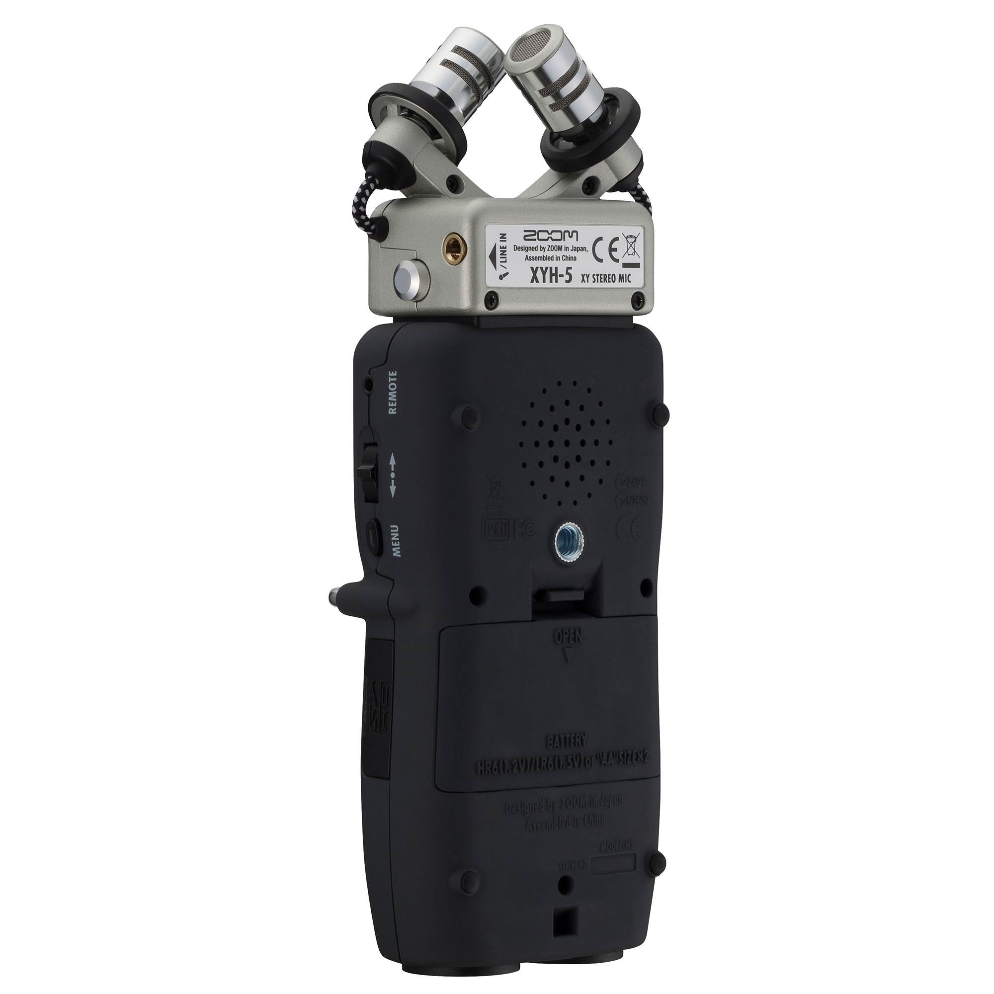 Zoom H5 Portable Handy 4 Track Interchangeable Digital Audio Recorder (2 Pack)