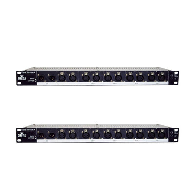 Chauvet DJ DATA STREAM 4 DMX 512 4 Outputs Universal Optical Splitter (2 Pack)