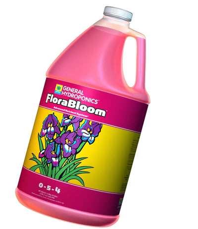General Hydroponics FloraBloom Liquid Plant Grow Formula, One Gallon (4 Pack)