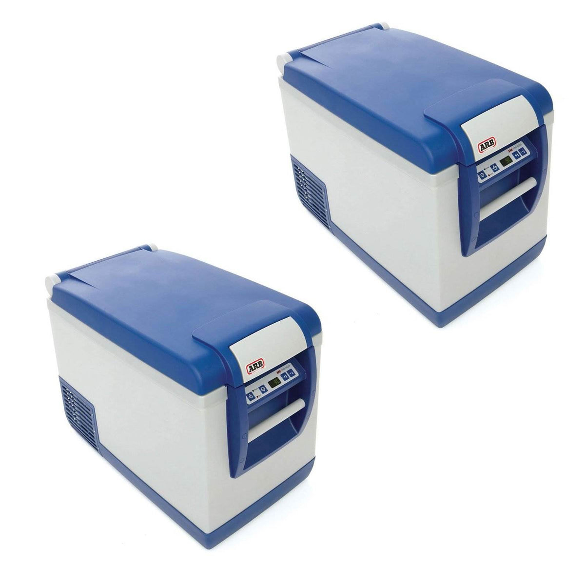 ARB Portable 50 Quart Car Tailgate Camping Travel Fridge Freezer, Blue (2 Pack)