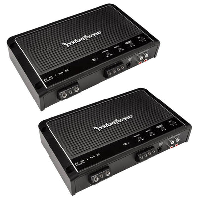 Rockford Fosgate 1200 Watt Class-D Monoblock Car Audio Amplifier (2 Pack)