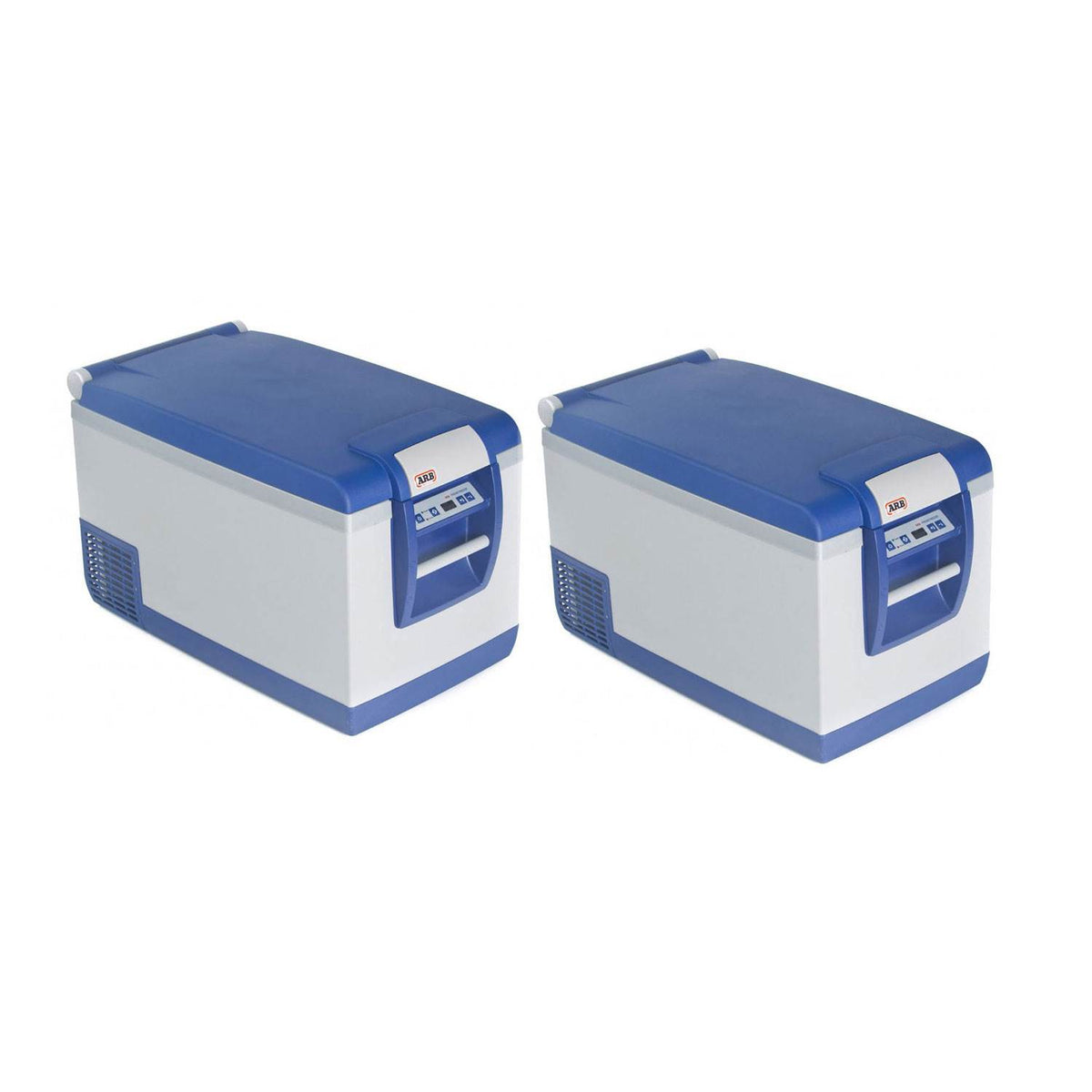ARB Portable 63 Quart Car Tailgate Camping Travel Fridge Freezer, Blue (2 Pack)