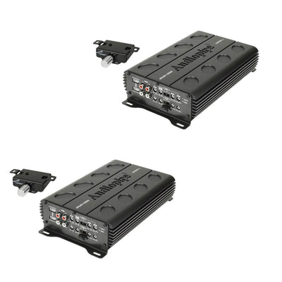 Audiopipe 1300 Watt MOSFET 4 Channel Amp Car Audio Speaker Amplifier (2 Pack)