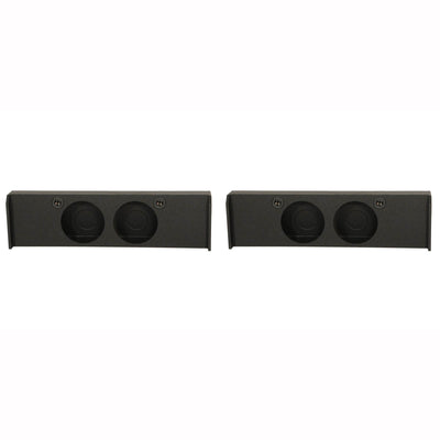 Q Power 10" Downfire 2 Hole '09-'16 F150 Super Crew Subwoofer Enclosure (2 Pack)