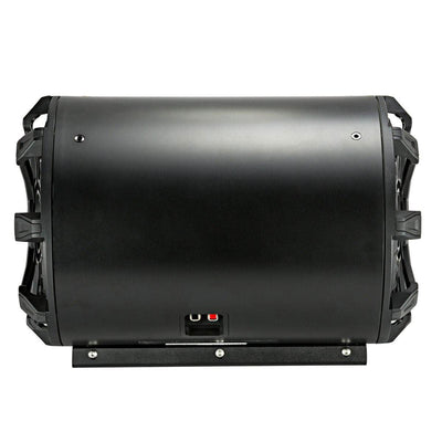 Kicker Car Audio Tube Enclosure w/ 8 Inch 2 Ohm Subwoofer and Grill (2 Pack)
