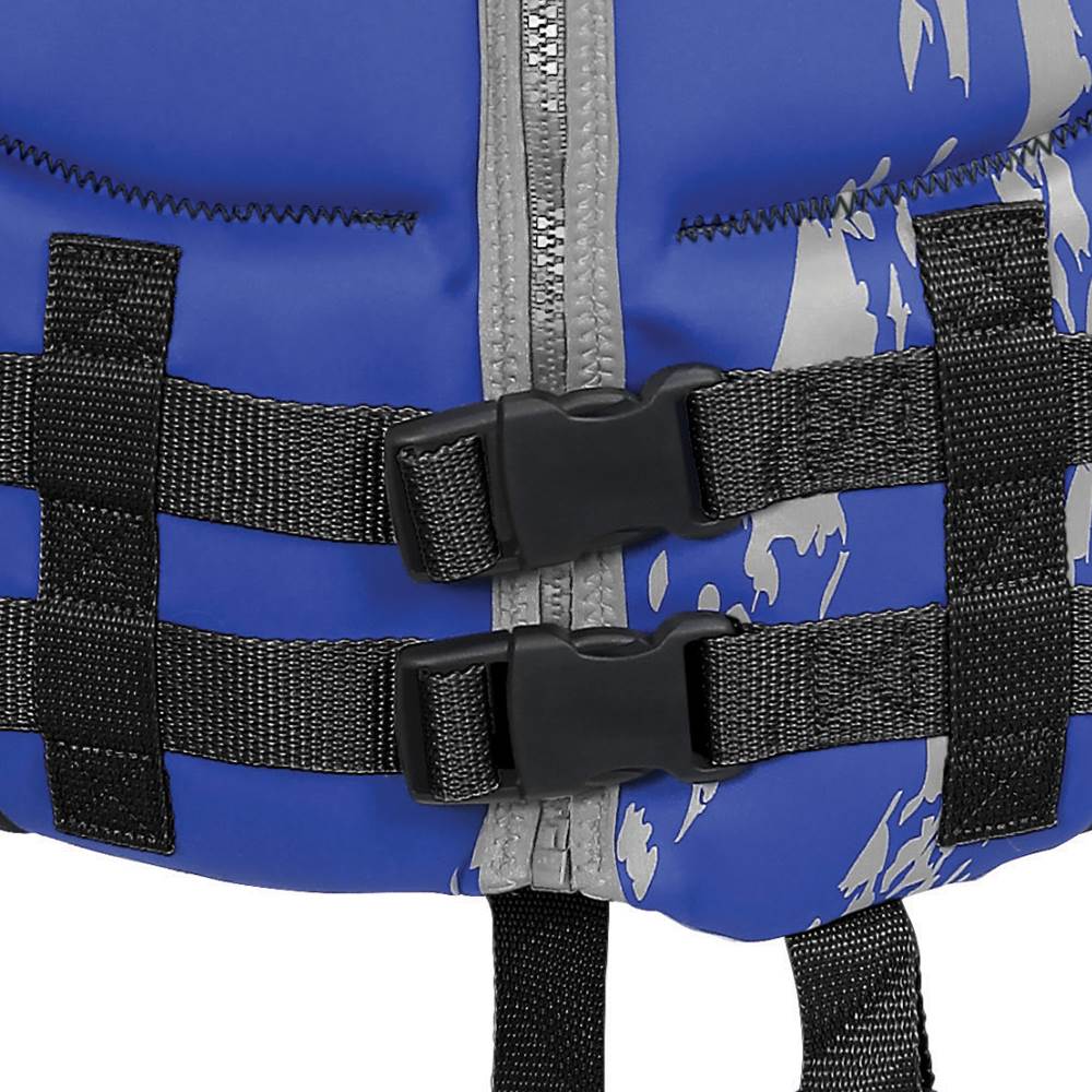 Airhead Swoosh Neolite 30-50 Lb Kwik-Dry Blue Child Life Vest Jacket (12 Pack) - VMInnovations