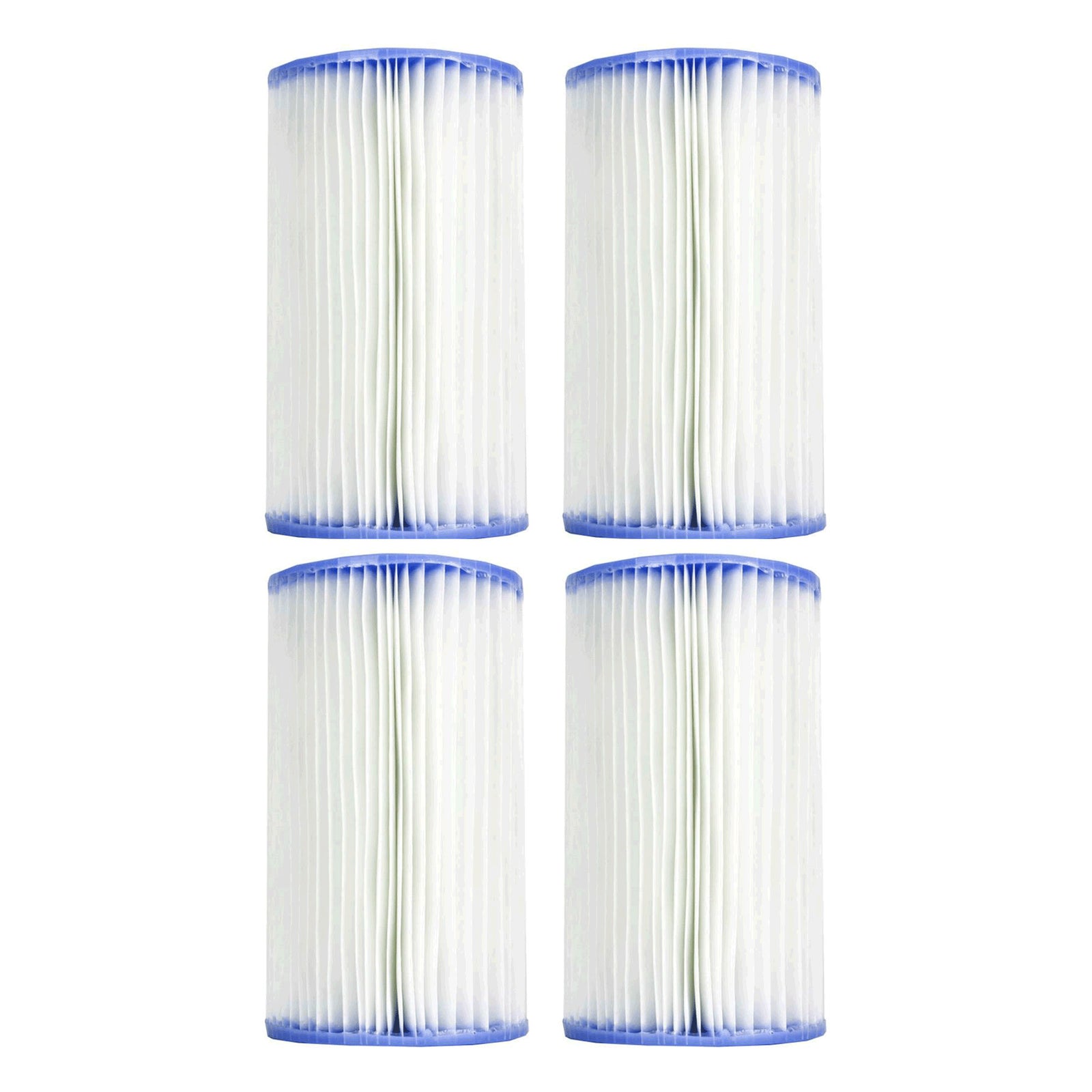 Intex Easy Set Swimming Pool Type A or C Filter Replacement Cartridges (4 Pack) - VMInnovations